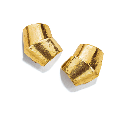 Belperron-Jewelry-Roof-Virgin-Yellow-Gold-Earclips