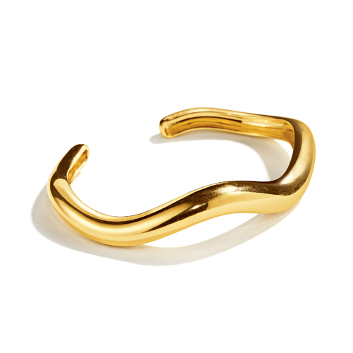 Belperron-Jewelry-Tendril-Wave-Cuff-Gold