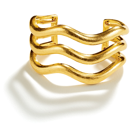 Belperron-Triple-Wave-Cuff-Virgin-Gold